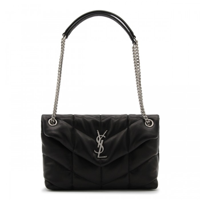 BLACK LEATHER YSL BO MNG...