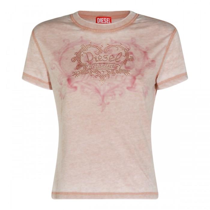 BEIGE COTTON BLEND BURNOUT...