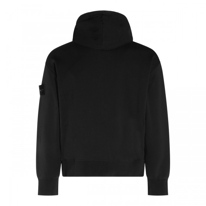 BLACK COTTON SWEATSHIRT 2