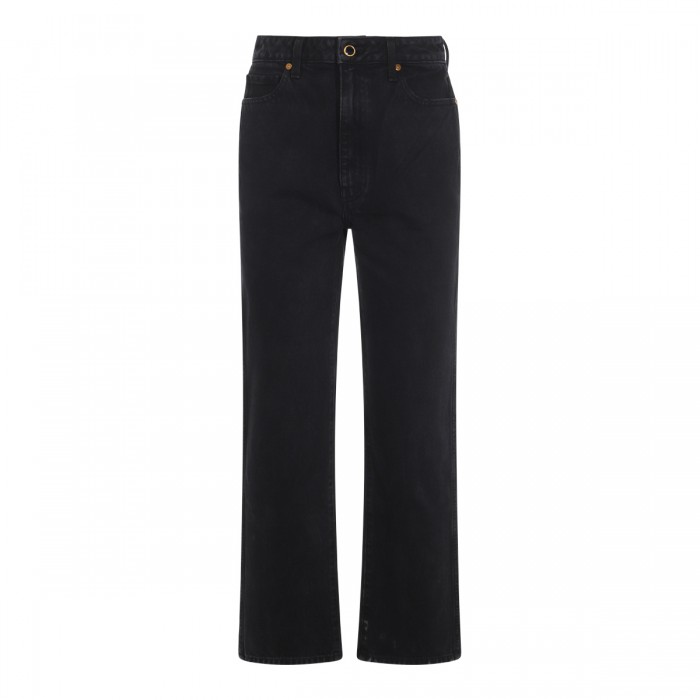 BLACK COTTON DENIM JEANS