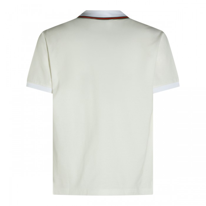 WHITE COTTON POLO SHIRT 2