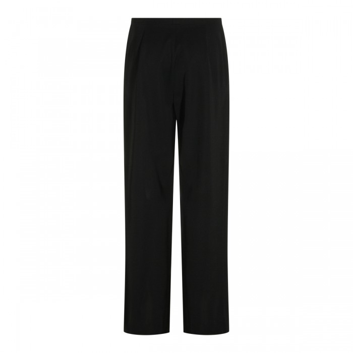 BLACK WOOL PANTS 2