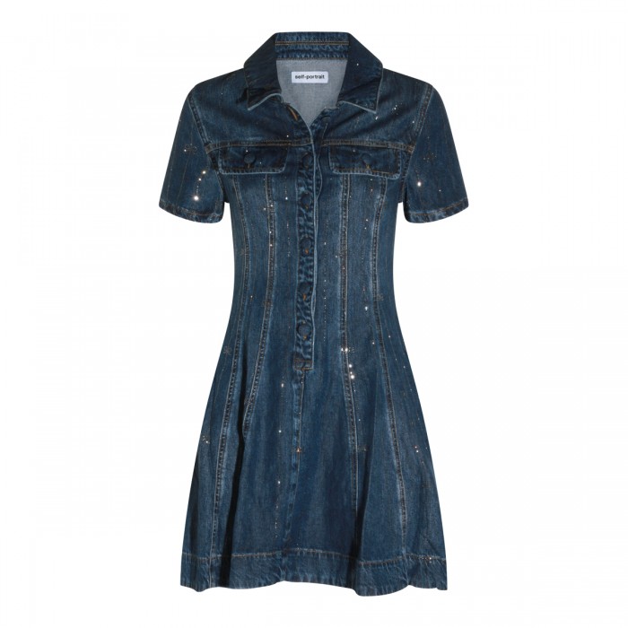 BLUE DENIM CHEMISIER DRESS