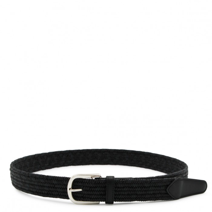 BLACK LEATHER BELT