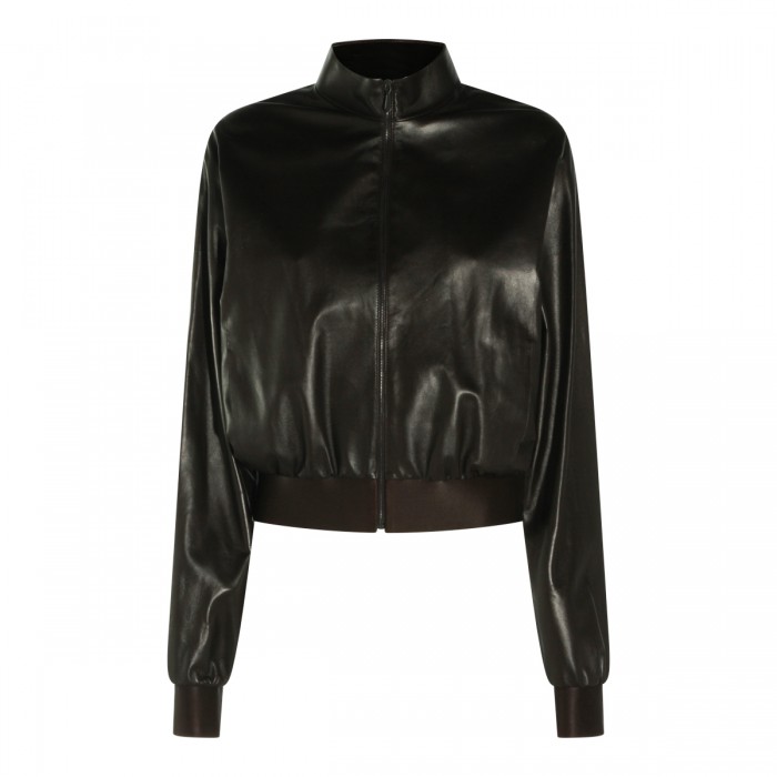 BROWN LEATHER JACKET