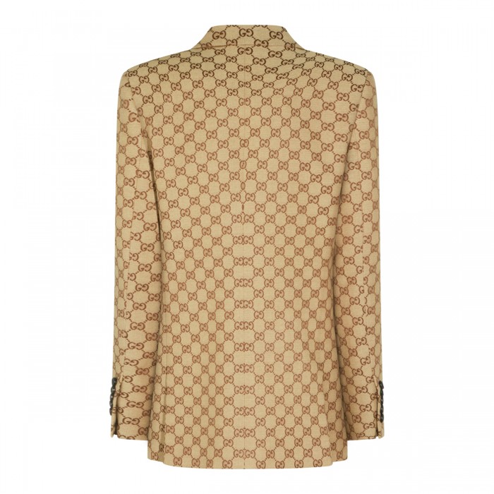 BEIGE EBONY GG BLAZER 2