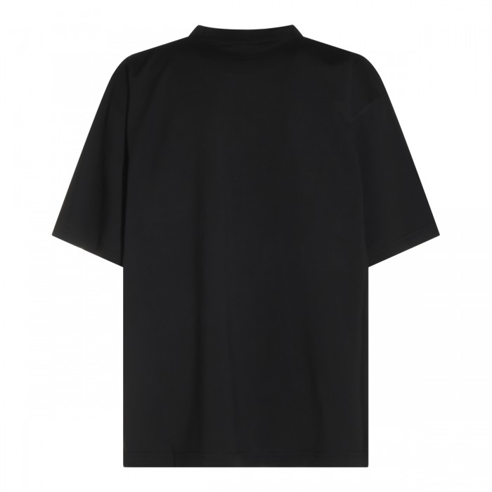 BLACK COTTON PALM T-SHIRT 2
