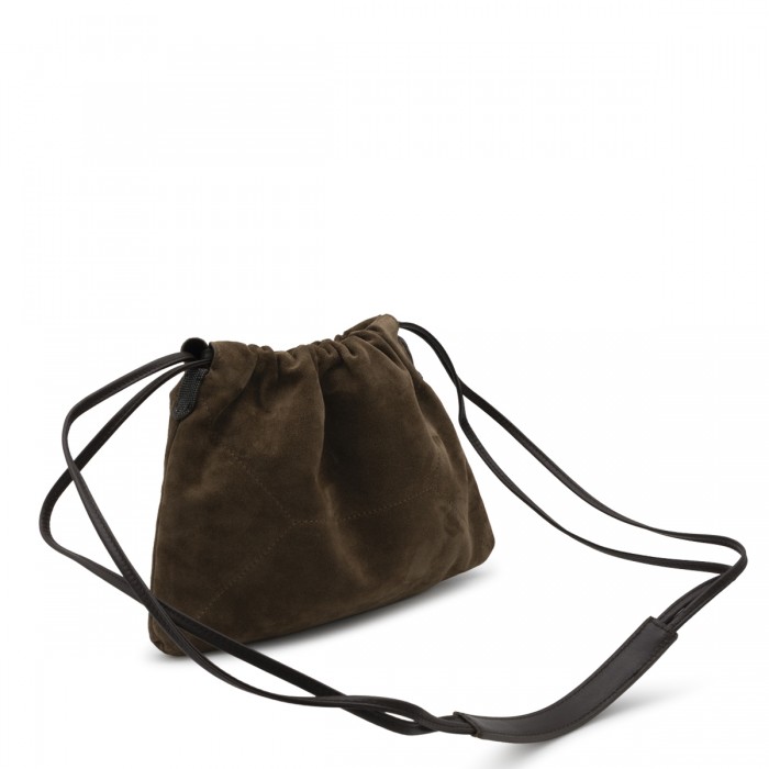BROWN LEATHER CROSSBODY BAG 2