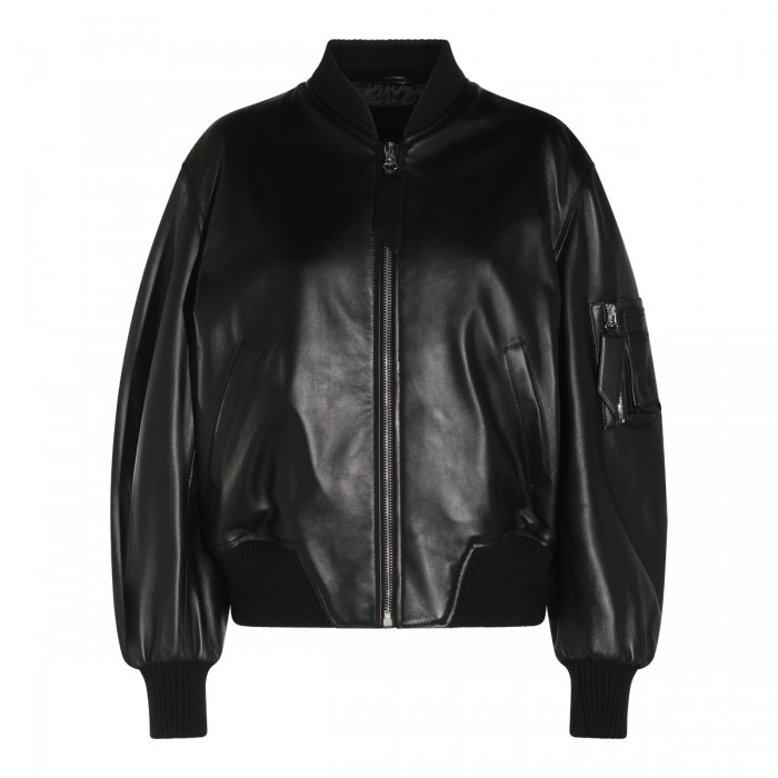 BLACK LEATHER JACKET