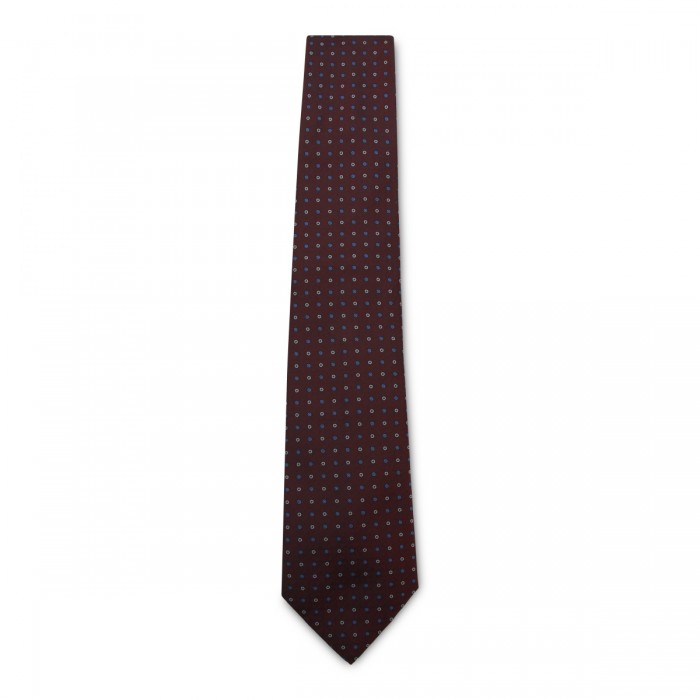BURGUNDY SILK TIE