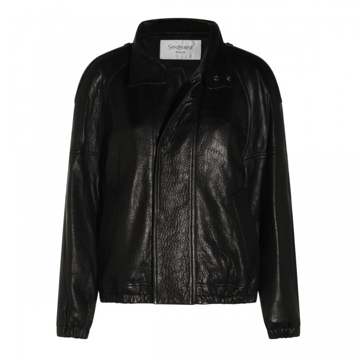 BLACK LEATHER JACKET