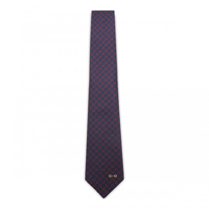 NAVY SILK TIE