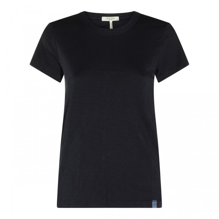 BLACK COTTON T-SHIRT
