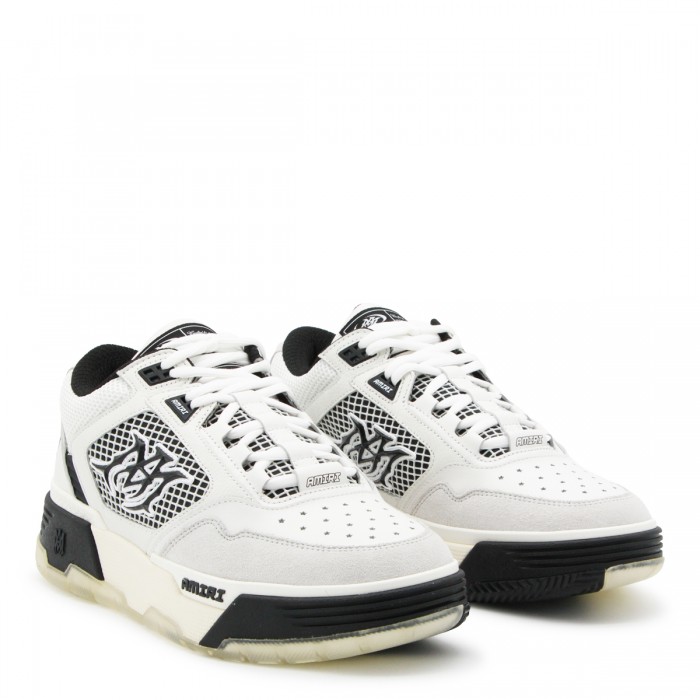 WHITE AND BLACK LEATHER MA... 2