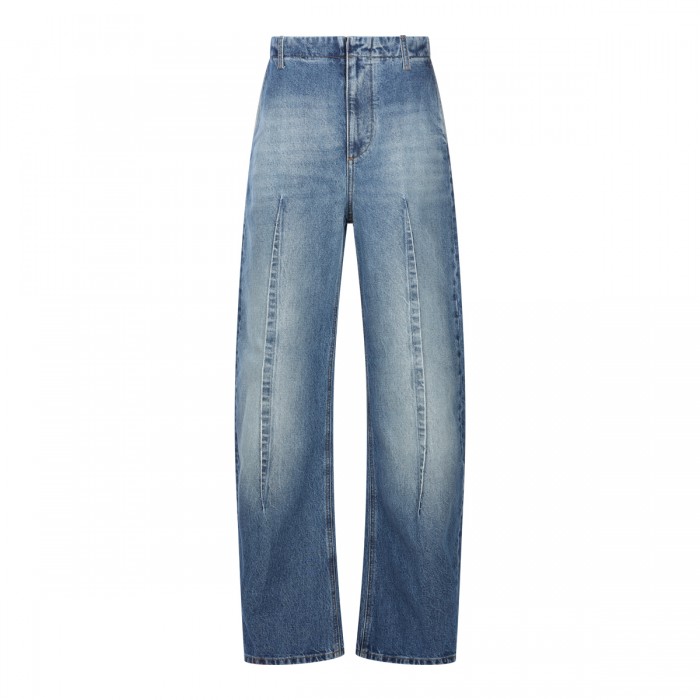 BLUE DENIM BALLOON JEANS