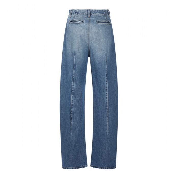 BLUE DENIM BALLOON JEANS 2
