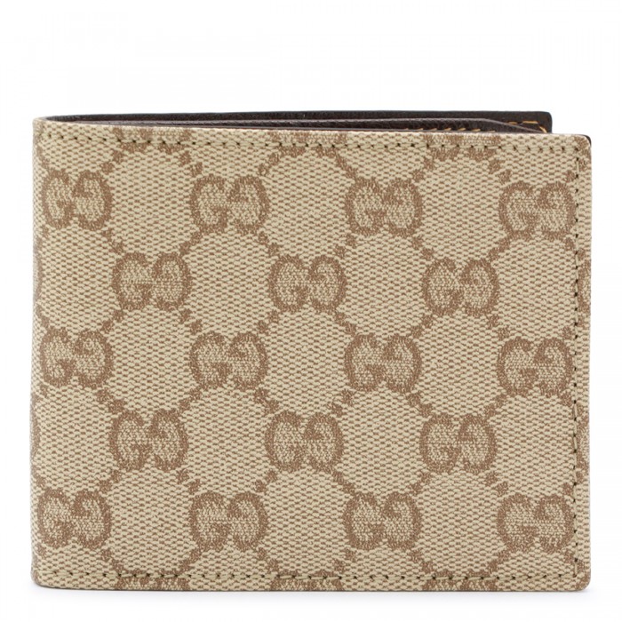 BEIGE GG BIFOLD WALLET