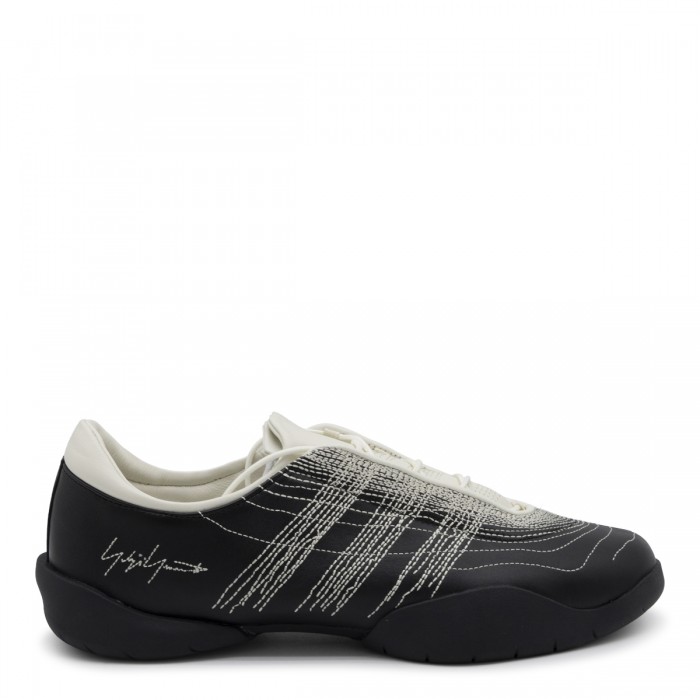 BLACK LEATHER Y-3 REGU...