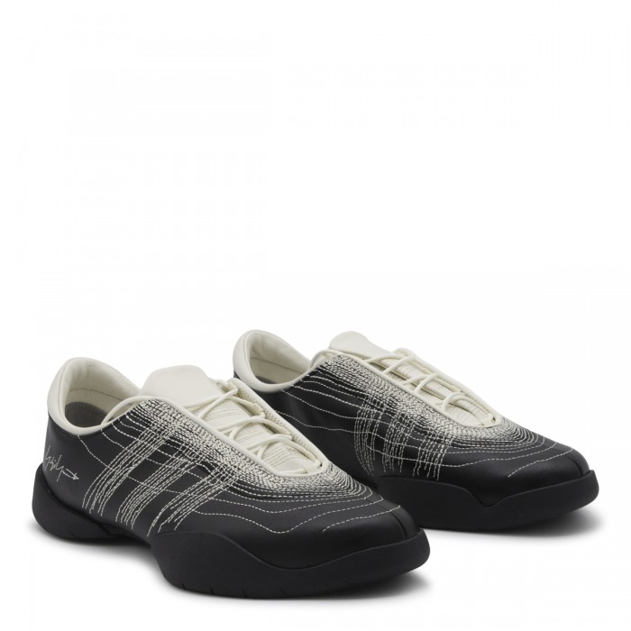 BLACK LEATHER Y-3 REGU... 2