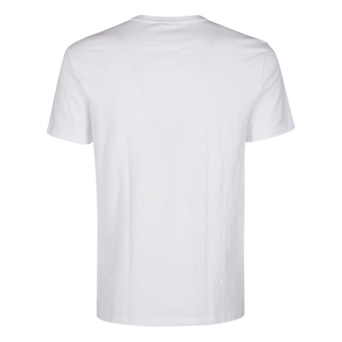 WHITE COTTON STRETCH T-SHIRT 2