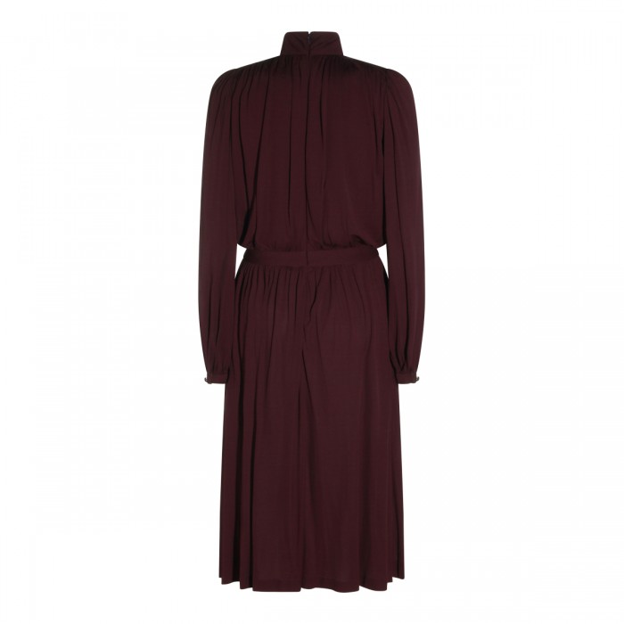 PURPLE VISCOSE DRESS 2
