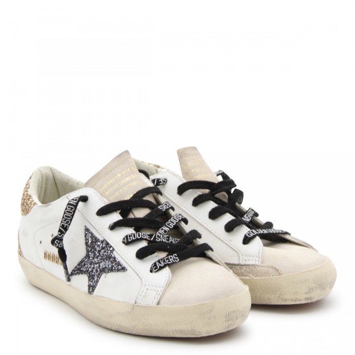WHITE AND GOLD SNEAKERS 2