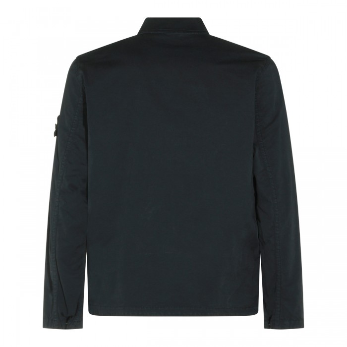 NAVY BLUE COTTON SHIRT 2