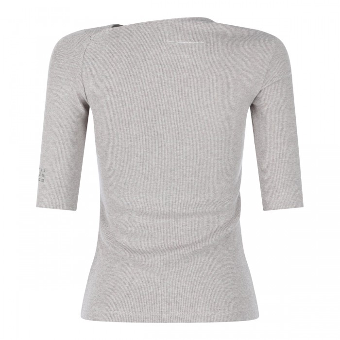 TAUPE COTTON BLEND TOP 2