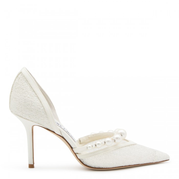 IVORY WHITE PUMPS