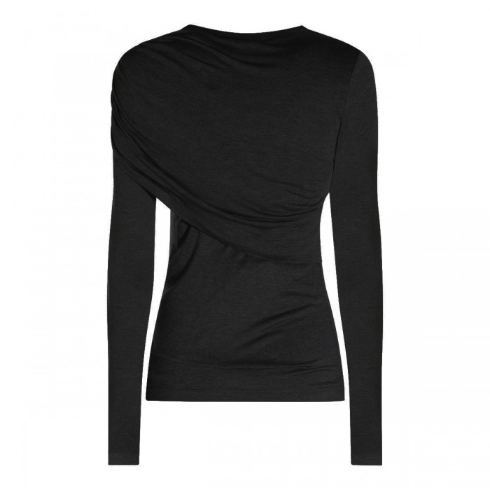 BLACK VISCOSE DRESSI TOP 2