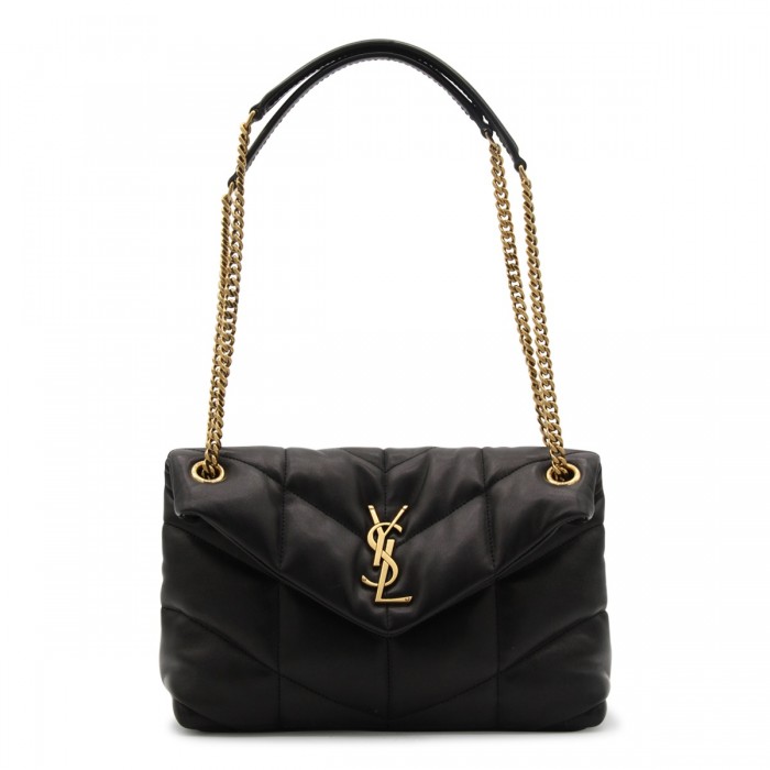 BLACK NAPPA SHOULDER BAG