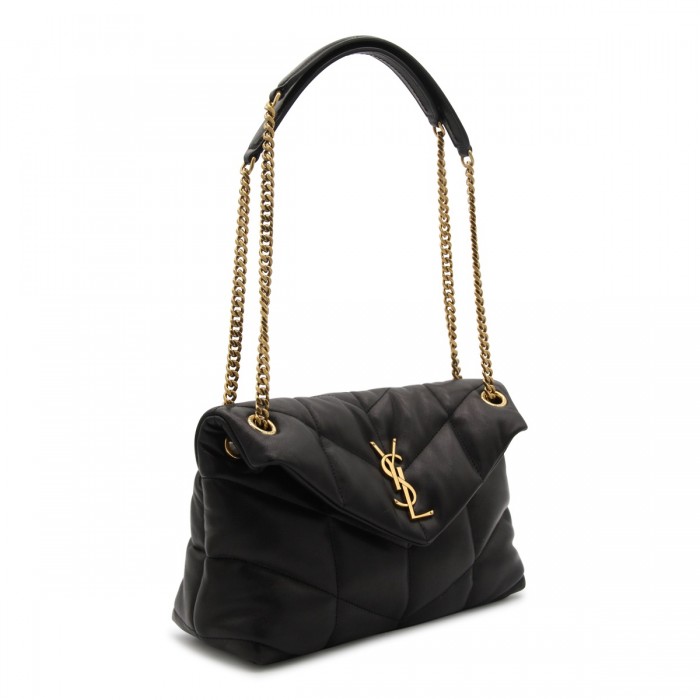BLACK NAPPA SHOULDER BAG 2