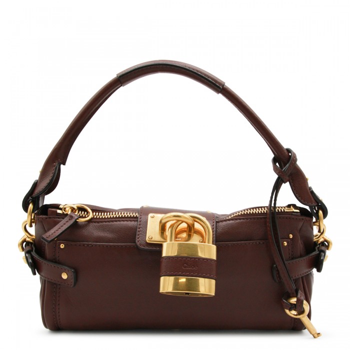 BROWN LEATHER PADDINGTON...