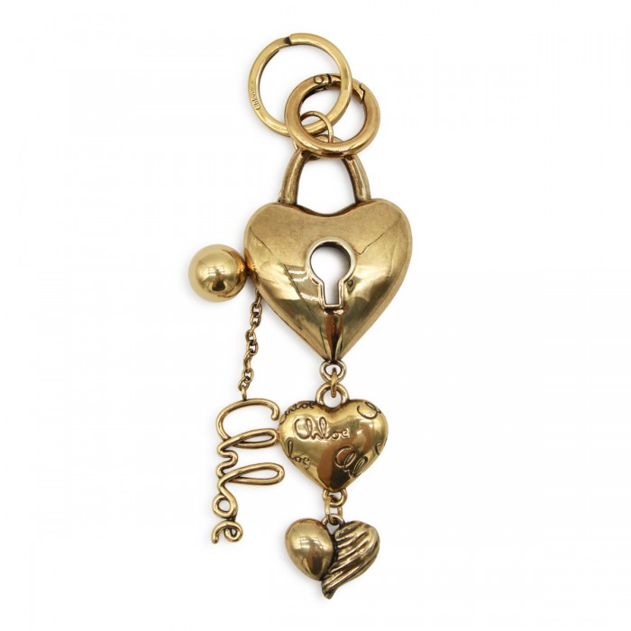 GOLD METAL KEY RING