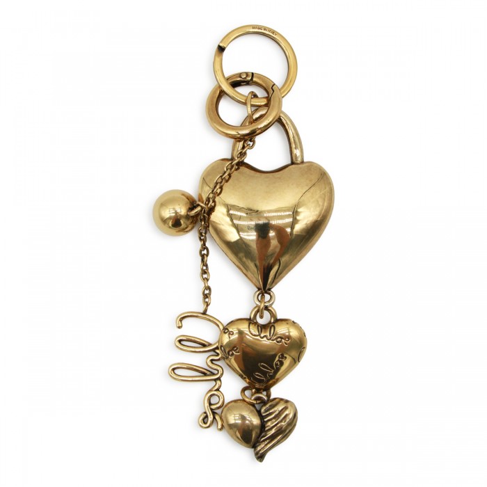 GOLD METAL KEY RING 2