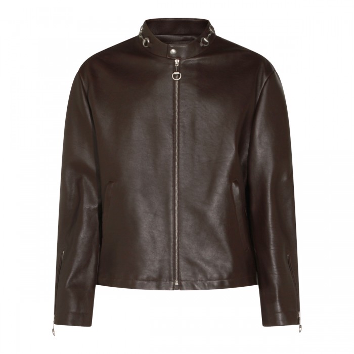 BROWN LEATHER JACKET