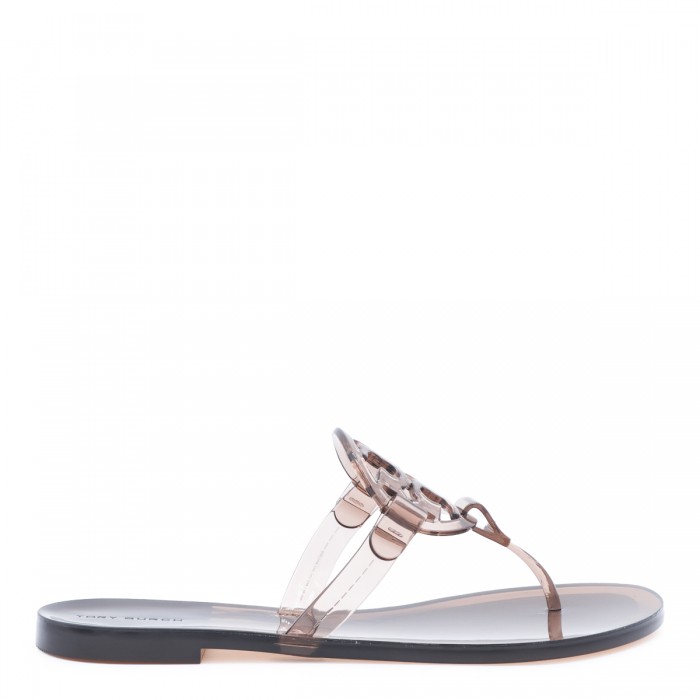BROWN JELLY MILLER FLATS