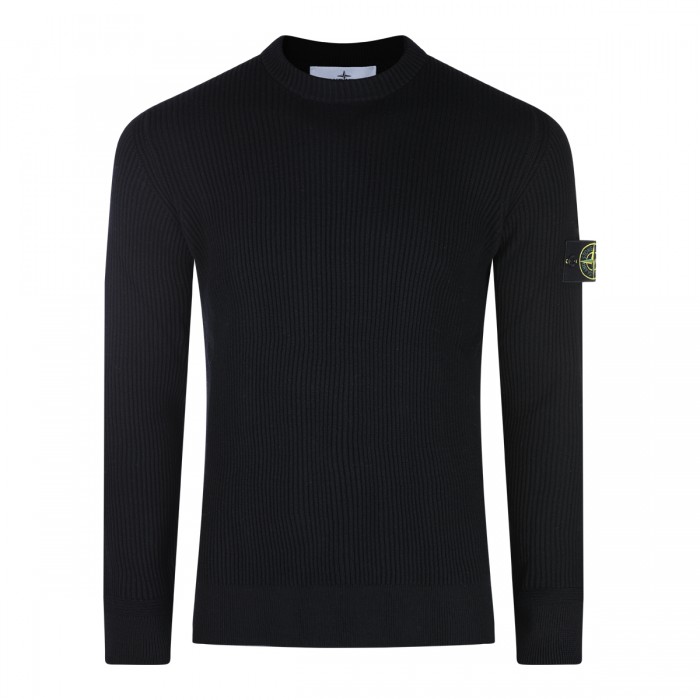 BLACK WOOL SWEATER