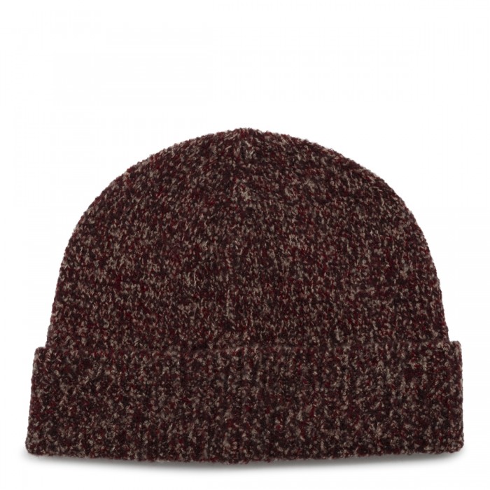 BURGUNDY VIRGIN WOOL AND... 2