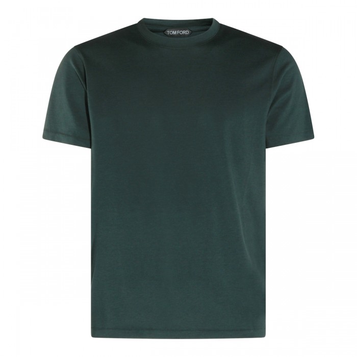 DARK GREEN COTTON T-SHIRT