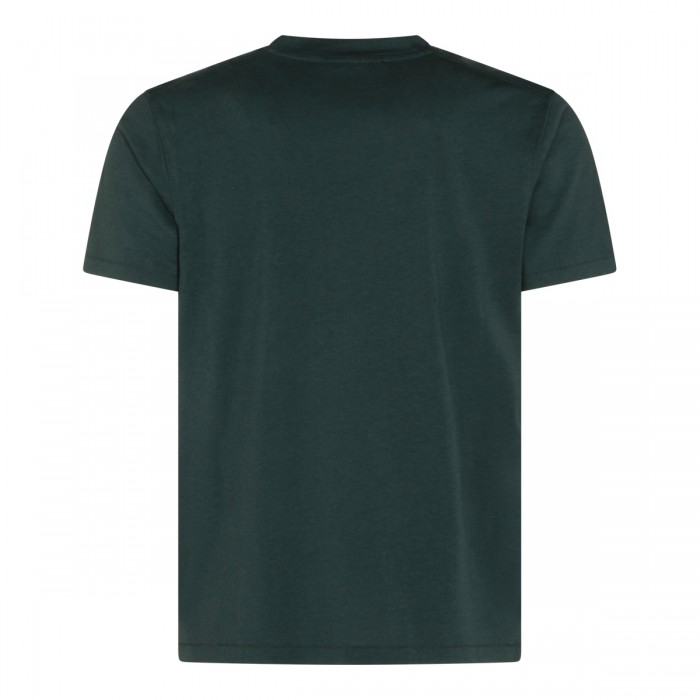 DARK GREEN COTTON T-SHIRT 2