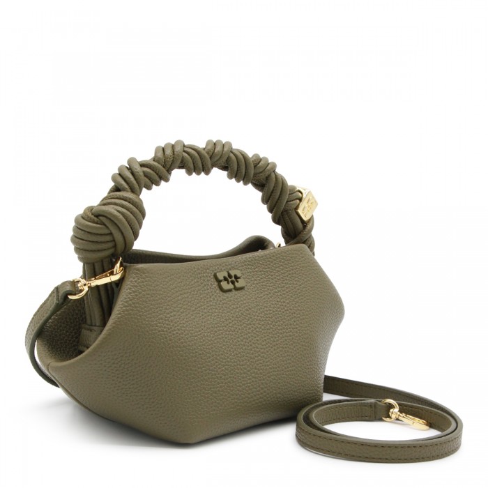 GREEN OLIVE BOU TOP HANDLE BAG 2