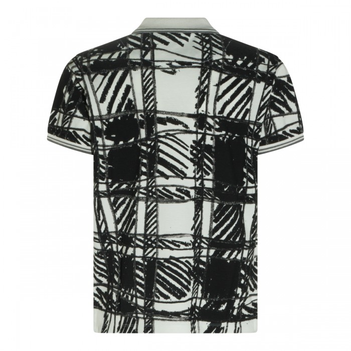 BLACK SCRIBBLE CHECK COTTON... 2