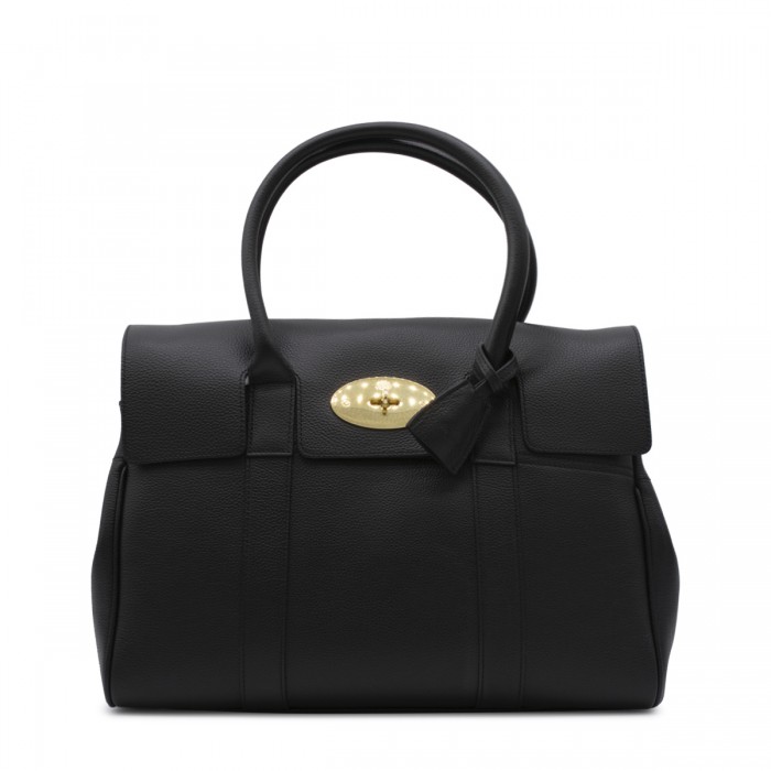 BLACK LEATHER BAYSWATER TOP...