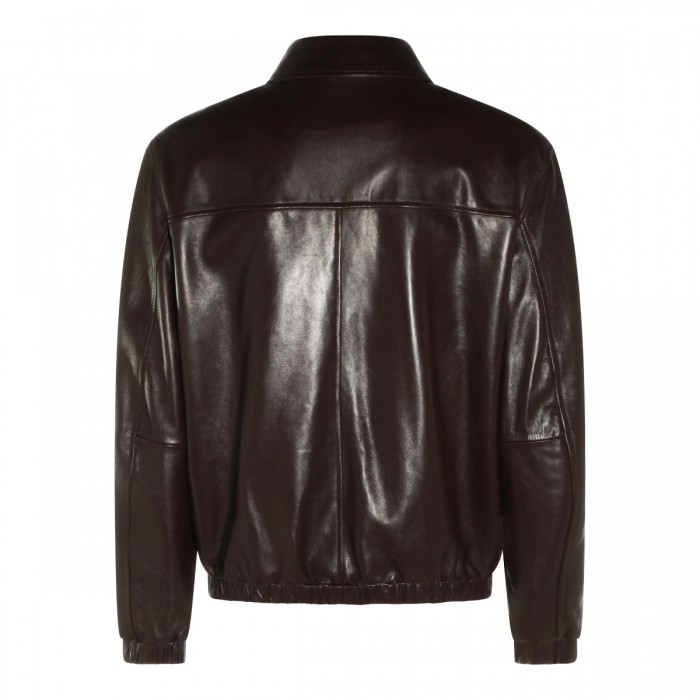 BURGUNDY LEATHER JACKET 2