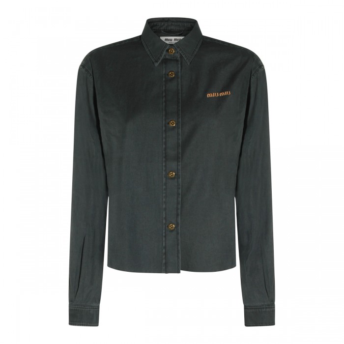 BLACK COTTON SHIRT