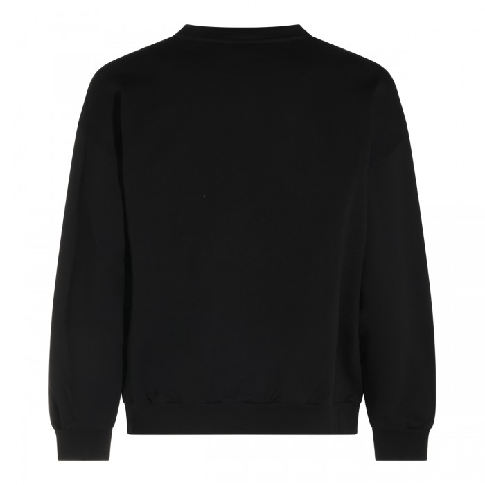 BLACK COTTON SWEATSHIRT 2