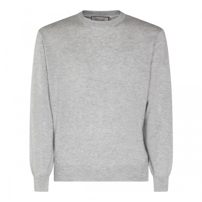 GREY CASHMERE SWEATER