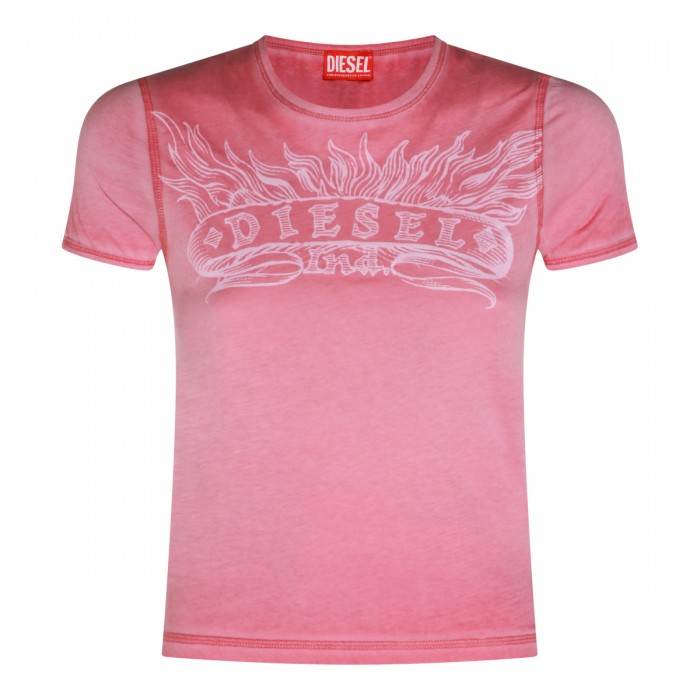 PINK COTTON T-SHIRT