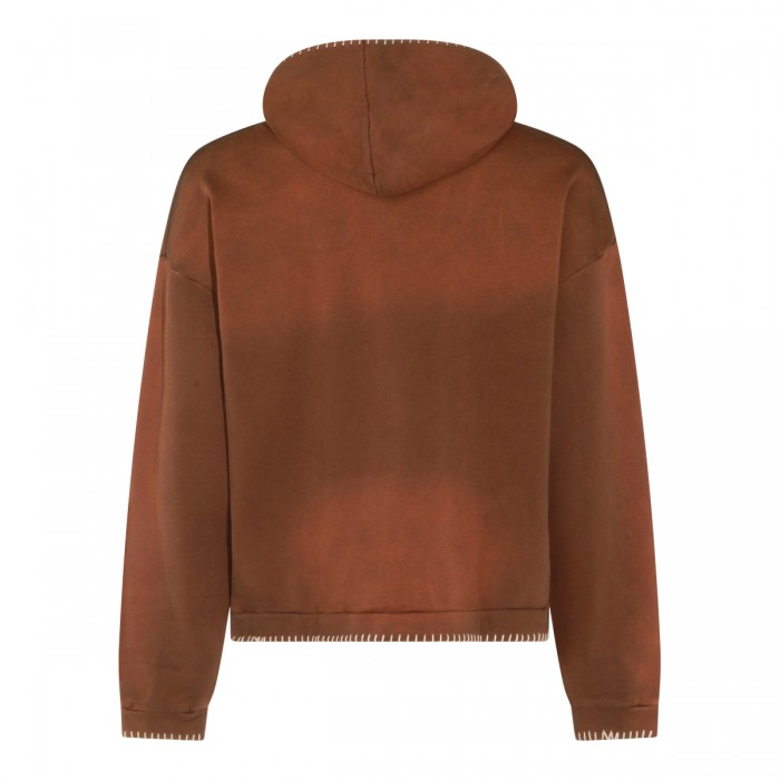 BROWN COTTON SWEATSHIRT 2